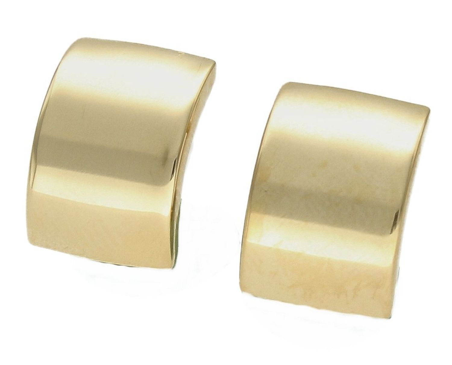 Złote kolczyki 375 gładkie angielskie KL 7067C 375. Złote kolczyki wykonane z najwyższej jakości żółtego złota, próba 375, waga około 1,37 gram. Kolczyki w minimalistycznym stylu, wpisujące się w obecne trendy modowe..jpg